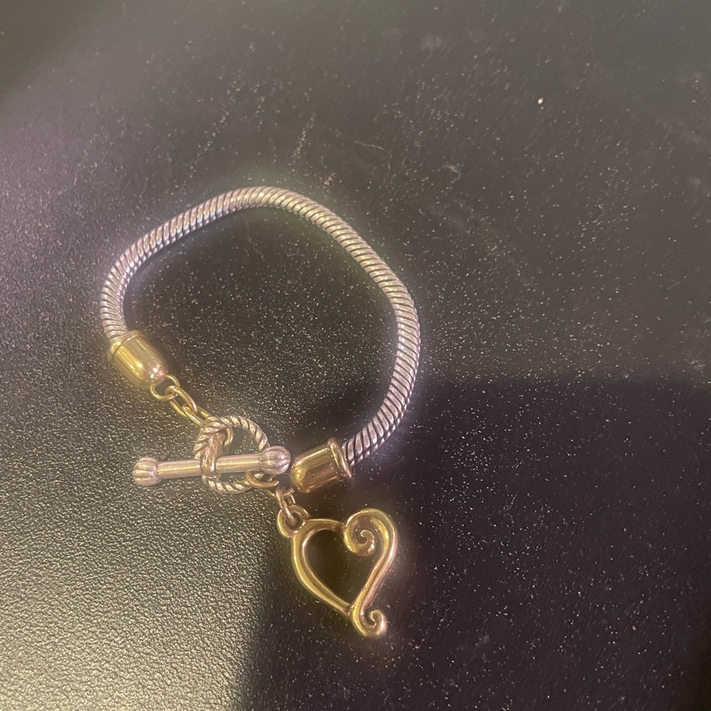Beautiful Brighten Bracelet, silver plated and gold toned
